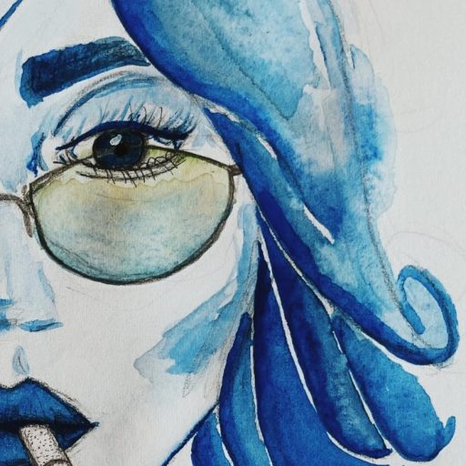 Akvarel maleri unikt anderledes