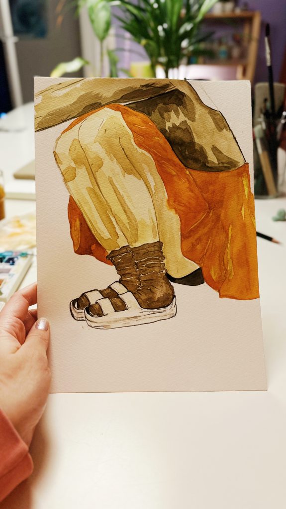 Akvarel retro plakat